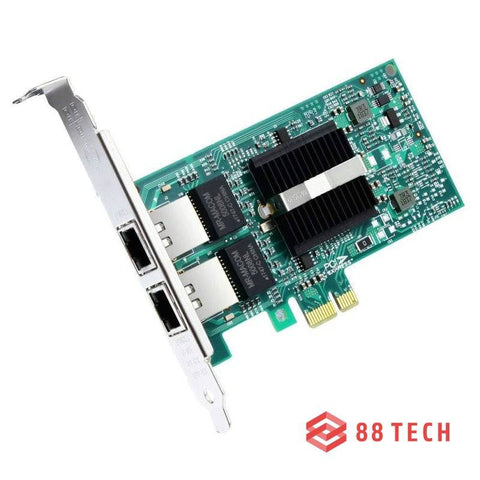 88TECH Intel EXPI9402PT Dual Port PRO/1000 PT Gigabit Server Network Adapter Card - 88 TECH