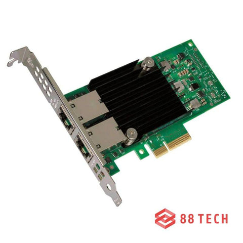 88TECH Intel X550-T2 10Gb RJ-45 Dual Port Ethernet Converged Network Card - 88 TECH
