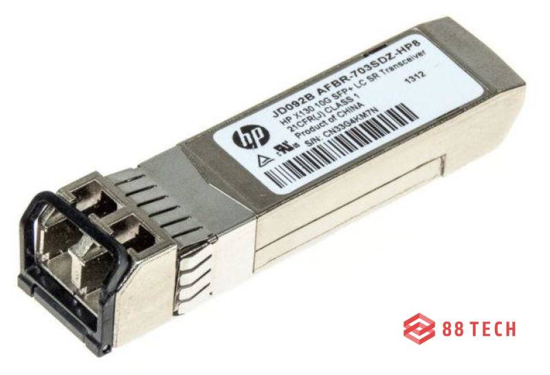 HP Enterprise JD092B X130 10G SFP+ LC SR Transceiver Module | 88 TECH