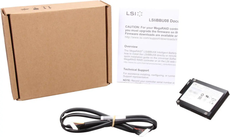 LSI LSI00264 (LSIIBBU08) Battery Backup Unit for SAS 9260 and 9280 Series Controllers