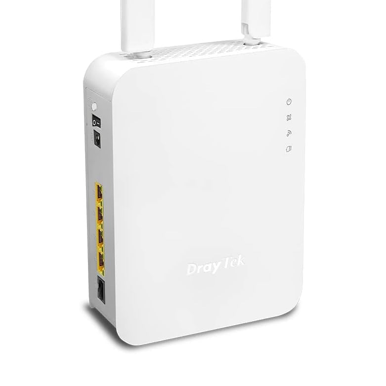 DrayTek Vigor 2766ax Ethernet Router, Wireless WiFi 6 AX3000, Failover, VPN, G.Fast/VDSL and ADSL2+, OFDMA, Ideal For Small Business 88 TECH 
