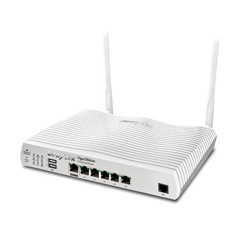 DrayTek Vigor 2866AC Multi Wan VDSL/ADSL VPN Router. Suitable for Super Fast FTTP. Ideal for Small Business and Homeworkers 88 TECH 