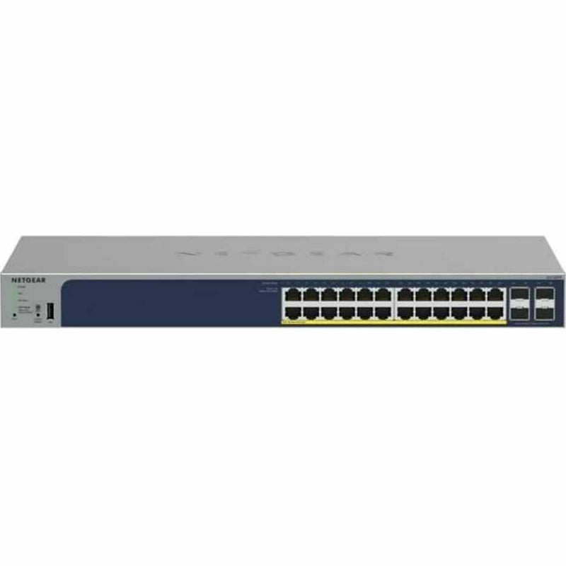 NETGEAR 52-Port PoE Gigabit Ethernet Smart Switch GS752TPP - Managed, Optional Insight Cloud, 48 x PoE+ 760W, 4 x 1G SFP, Desktop/Rackmount, Limited 88 TECH 