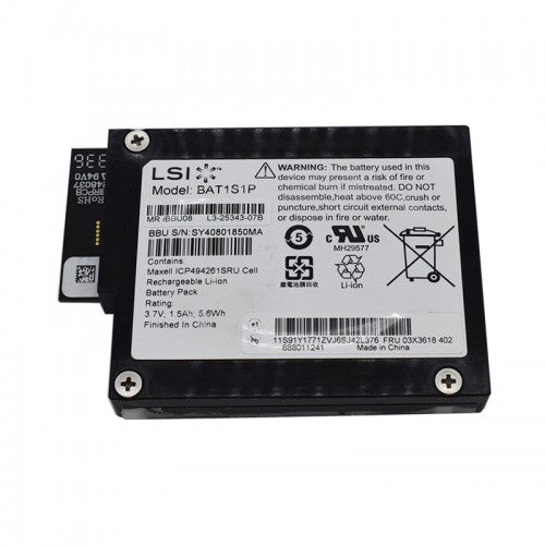 LSI LSI00264 (LSIIBBU08) Battery Backup Unit for SAS 9260 and 9280 Series Controllers