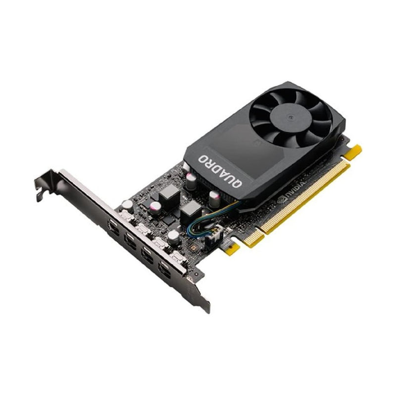 PNY Quadro P620 Professional Graphics Card, 2GB DDR5, 4 miniDP 1.4, Low Profile, OEM Brown Box 88 TECH 