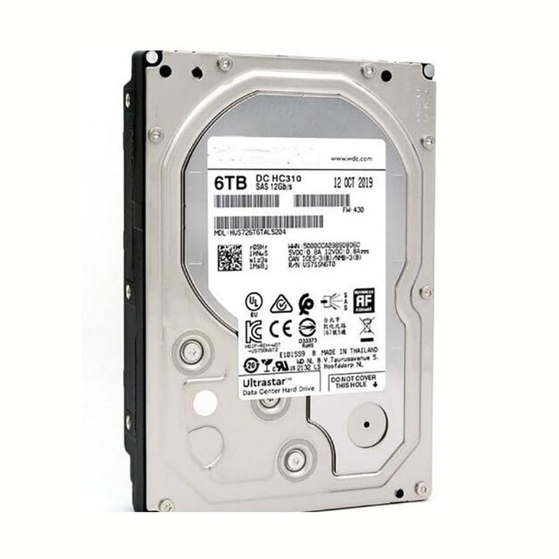 6TB .5" 7.2K SAS 12GB Enterprise Hard HC310 HUS726T6TAL5204 - High-Performance Storage Solution 88 TECH 