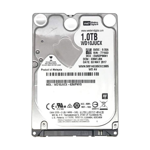 Western Digital 1TB 5400RPM 16MB Cache SATA 6.0Gb/s 2.5inch HDD Western Digital WD10JUCX, Western Digital