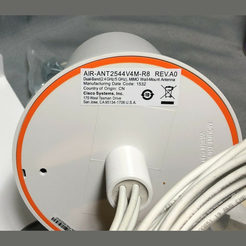 Cisco Aironet AIR-ANT2544V4M-R Omnidirectional Wi-Fi Antenna Cisco AIR-ANT2544V4M-R=, Cisco, Omnidirectional