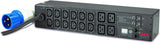 APC AP7822B 2U Metered Rack Power Distribution Unit - Black