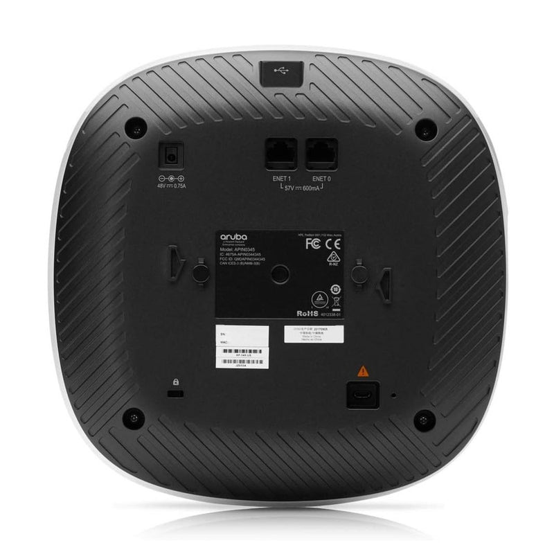 HP Aruba AP-345 Dual Band PoE Unified Wireless Access Point JZ031A 88 TECH Ap-345 RW , HP ARUBA, HPE, JZ031A
