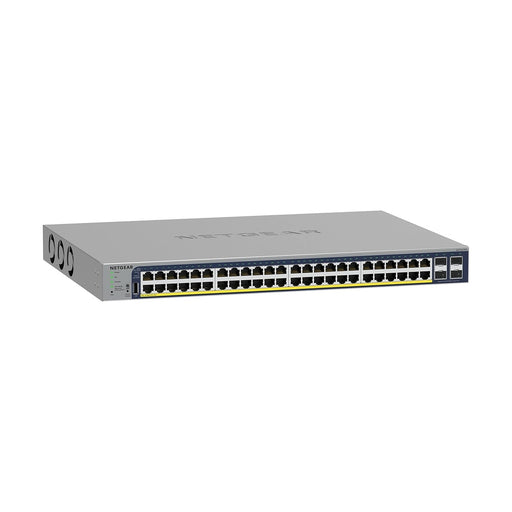 NETGEAR 52-Port PoE Gigabit Ethernet Smart Switch GS752TPP - Managed, Optional Insight Cloud Management, 48 x PoE+ @ 760W, 4 x 1G SFP, Desktop or Rackmount, and Limited Lifetime Protection 88 TECH 