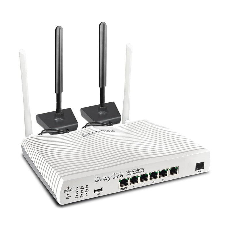DrayTek Vigor2866Lac LTE Series 4G LTE & G.Fast Router for Small and Medium Business 88 TECH 