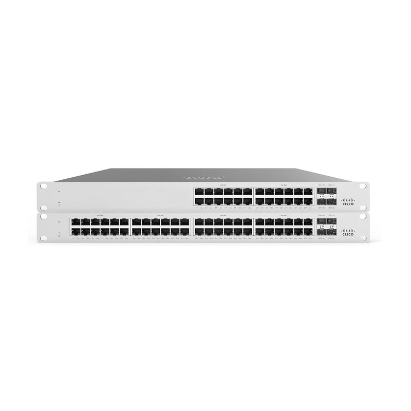 Cisco Meraki MS225-48FP 48-Port GbE PoE+ 740W Network Switch 88 TECH Cisco, Meraki, MS225-48FP