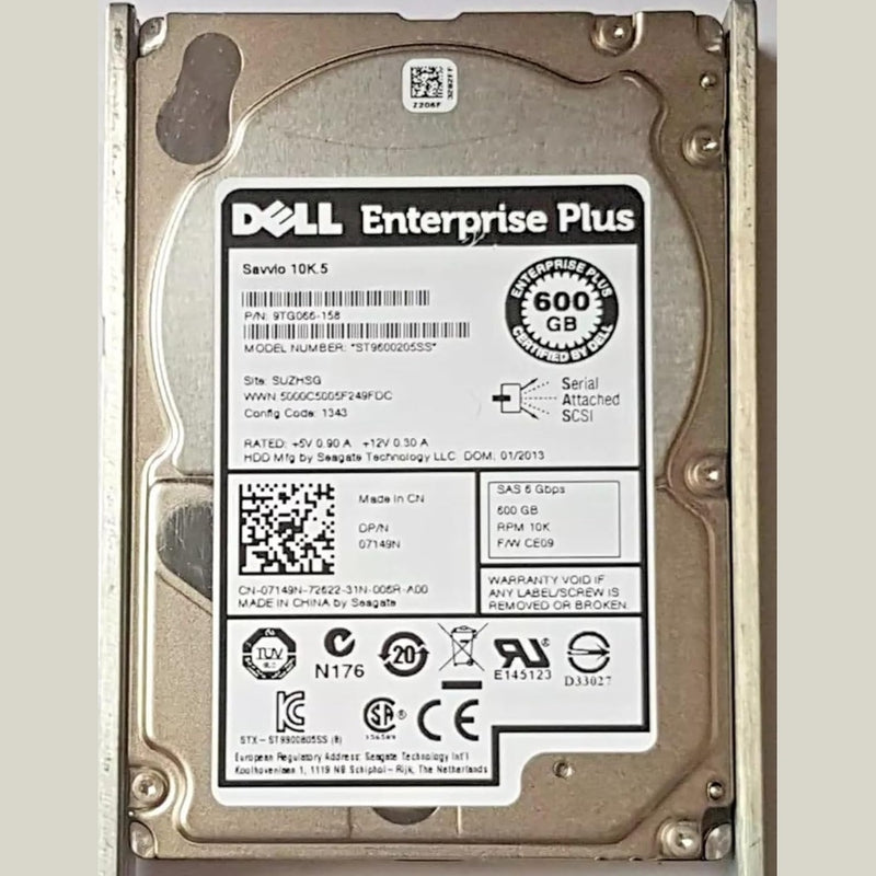 HDD for 600 GB SAS ST9600205SS 2.5 Inch Hard Drive + Caddy 88 TECH 