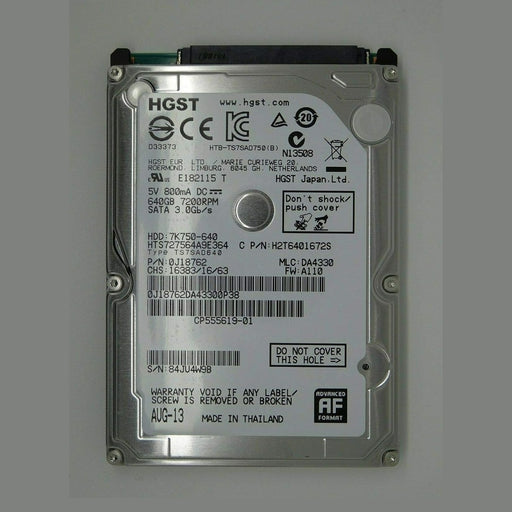Hitachi HTS727564A9E364 Travelstar 7K750 88 TECH 