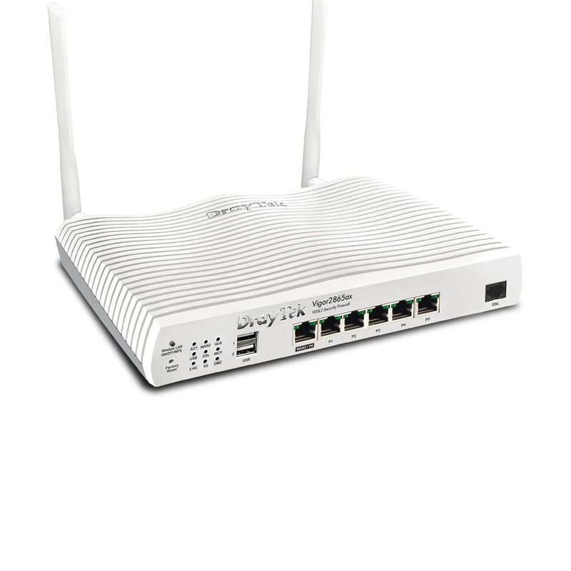 DrayTek Vigor2865ax Dual WAN VPN Firewall Router Annex-B 88 TECH 