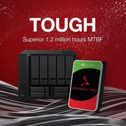 Seagate IronWolf Pro, 14 TB, NAS Internal Hard Drive, CMR 3.5 Inch, SATA 6 Gb/s 7,200 RPM, 256 MB Cache, for RAID Network Attached Storage, 3 years Rescue Services, FFP (ST14000NE0008)