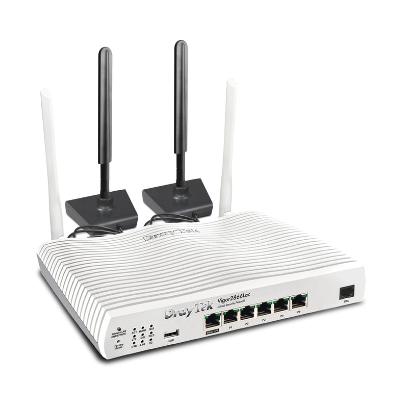 DrayTek Vigor 2866AC Multi Wan VDSL/ADSL VPN Router. Suitable for Super Fast FTTP. Ideal for Small Business and Homeworkers 88 TECH 
