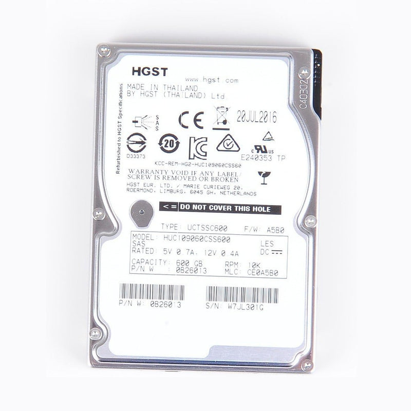 HGST Ultrastar C10K900 600 GB 6G 10K SAS 2.5' Festplatte / Hard Disk - HUC109060CSS600 88 TECH 