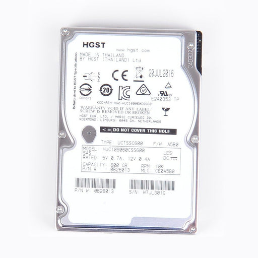 HGST Ultrastar C10K900 600 GB 6G 10K SAS 2.5' Festplatte / Hard Disk - HUC109060CSS600 88 TECH 
