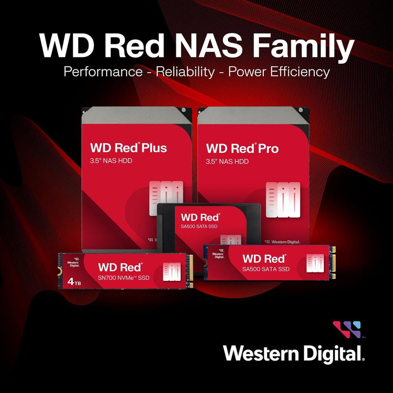 WD Red Pro 16TB NAS 3.5" Internal Hard Drive - 7200 RPM Class, SATA 6 Gb/s, CMR Recording Technology, 512MB Cache