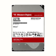 WD Red Pro 22TB NAS WD221KFGX 3.5" 7200 RPM SATA 6 Gb/s HDD 88 TECH Red Pro, WD221KFGX, Western Digital