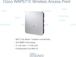 Cisco WAP571E Wireless AC/N Premium Dual Radio Outdoor Access Point, eingeschränkter lebenslanger Schutz (WAP571E-E-K9)