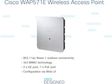 Cisco WAP571E Wireless AC/N Premium Dual Radio Outdoor Access Point, eingeschränkter lebenslanger Schutz (WAP571E-E-K9)