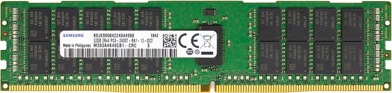 Samsung M393A4K40CB1-CRC 32 GB, DIMM 288-Pin, 2400 MHz/PC4-19200, CL17, 1.2 V, Registered, ECC Memory - Multi-Colour