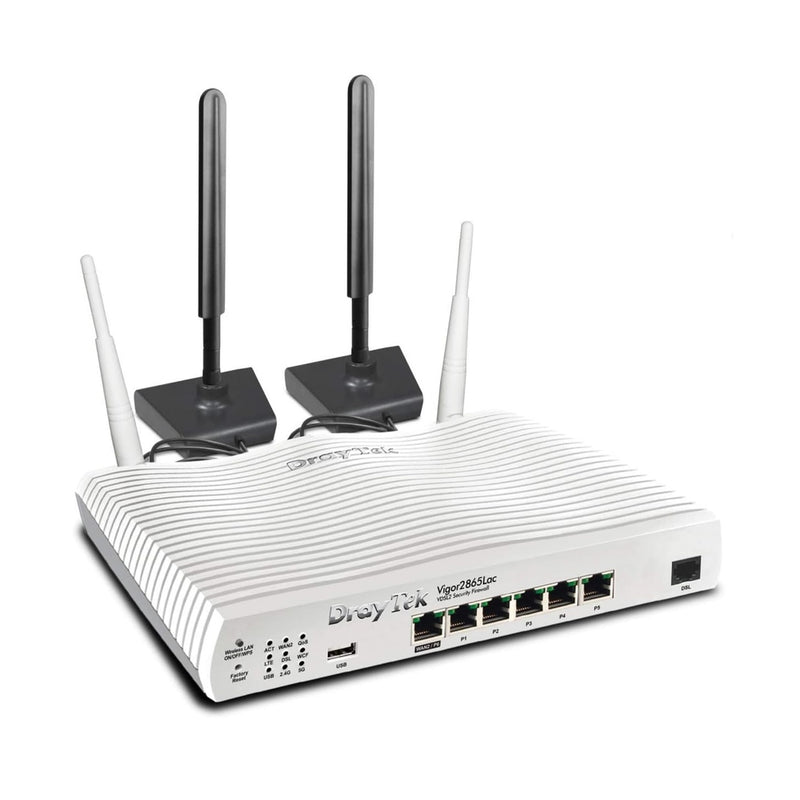 DrayTek Vigor 2866AC Multi Wan VDSL/ADSL VPN Router. Suitable for Super Fast FTTP. Ideal for Small Business and Homeworkers 88 TECH 