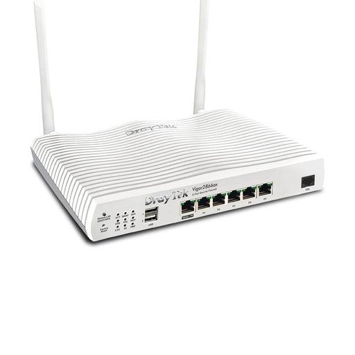 DrayTek Vigor 2866ax - WiFi 6 Dual Band Router, Simultaneous WAN, VDSL2/ADSL2+/G,Fast,6 x Lan Ports, 32 VPN Tunnels, 3G/4G LTE Failover Support. Ideal For Business, Homeworking 88 TECH 