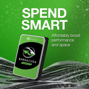Seagate BarraCuda 2 TB Internal Hard Drive HDD – 2.5 Inch SATA 6 Gb/s 5400 RPM 128 MB Cache for PC Laptop (ST2000LM015)