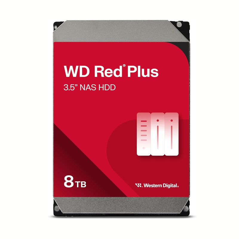 WD Red Plus 8TB NAS 3.5" 5640 RPM SATA 6Gb/s HDD - WD80EFPX 88 TECH Red Plus, WD80EFPX, Western Digital