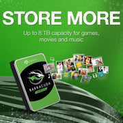 Seagate BarraCuda 2 TB Internal Hard Drive HDD – 2.5 Inch SATA 6 Gb/s 5400 RPM 128 MB Cache for PC Laptop (ST2000LM015)