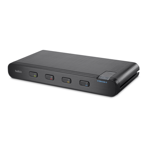 Belkin F1DN104K-3 Advance Secure 4-Port Keyboard/Mouse KM Switch 88 TECH Belkin, F1DN104K