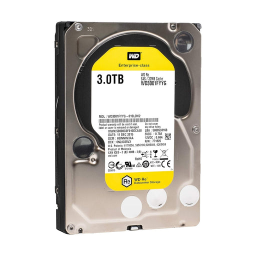 Western Digital WD3001FYYG 3TB 3.5-inch Enterprise RE SAS HDD 88 TECH WD3001FYYG, Western Digital