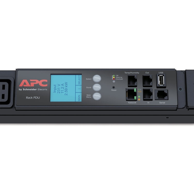 APC AP8888 Rack Metered, ZeroU, 23.0kW, 240V, 30 C13 & 12 C19 PDU APC AP8888, APC, PDU