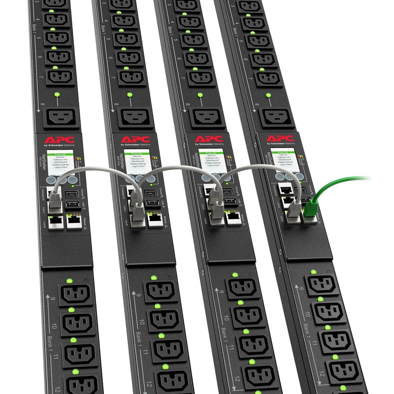 APC APDU9953 Rack PDU 9000 Switched, ZeroU, 32A, 230V, 21 C13 & 3 C19 APC APC, APDU9953, PDU