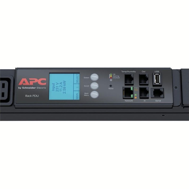 APC AP8886 Rack Metered, ZeroU, 22 KW 32A / 17.3KW 24A , 230V, 30 Outlets C13 & 12 Outlets PDU APC Ap8886, APC, PDU