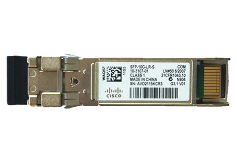 Cisco SFP-10G-LR-S= 10GBASE-LR SFP+ SMF 1310-nm transceiver module
