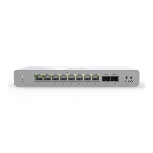 Cisco Meraki MS120-8LP 1G L2 Cloud Managed 8x GigE 67W PoE Switch Cisco Cisco, Meraki, MS120-8LP