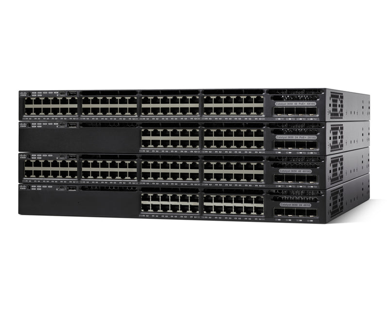 Cisco WS-C3650-48TD-L 48x 1GB RJ45 2x 10GB SFP+ 2x 1GB SFP Switch