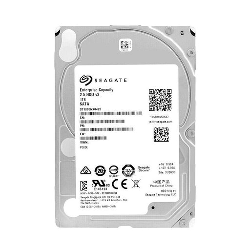 Seagate ST1000NX0423 - 1TB 7.2K RPM SATA 15mm 2.5" HDD Seagate HDD, Seagate, ST1000NX0423