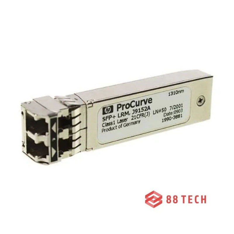 HP J9152A ProCurve X132 10G SFP+ LC LRM Transceiver Module 88 TECH 10G, HP ProCurve, J9152A, LRM, SFP+, Transceiver, Transceiver Module, X132