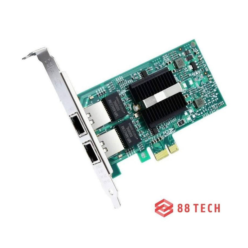 Intel EXPI9402PT Dual Port PRO/1000 PT Gigabit Server Network Adapter Card 88 TECH Dual Port, Ethernet, Ethernet Card, EXPI9402PT, Gigabit Ethernet, PCI, PRO/1000 PT, RJ45