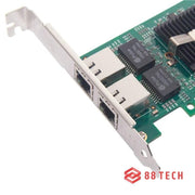 Intel EXPI9402PT Dual Port PRO/1000 PT Gigabit Server Network Adapter Card 88 TECH Dual Port, Ethernet, Ethernet Card, EXPI9402PT, Gigabit Ethernet, PCI, PRO/1000 PT, RJ45