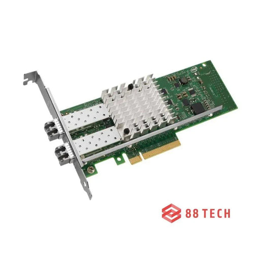 Intel X520-SR2 10 Gigabit SFP+ E10G42BFSR Fiber Network Adapter 88 TECH Converged Network Card, Dual Port, E10G42BFSR, Ethernet, Fiber, Intel, Network, PCIe, SFP, X520-SR2