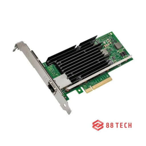 Intel X540-T1 10Gb RJ-45 Single Port Ethernet Converged Network Card 88 TECH Converged Network Card, Ethernet, Intel, Network Card, PCI, PCIe, RJ45, Single Port, X540-T1, X540-T1BLK, X540T1
