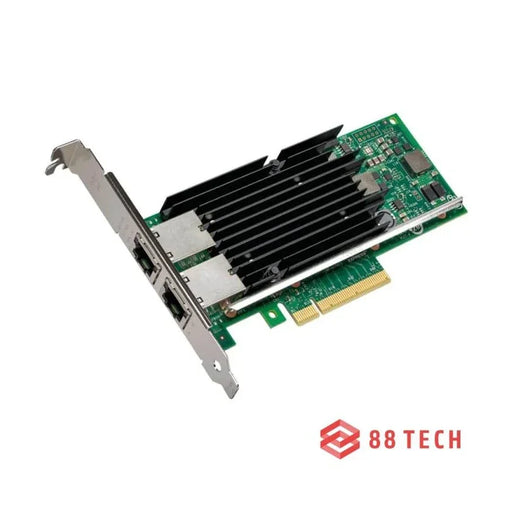 Intel X540-T2 10Gb RJ-45 Dual Port Ethernet Converged Network Card 88 TECH Converged Network Card, Dual Port, Ethernet, Ethernet Card, Intel, Network, PCI, X540-T2, X540T2BLK