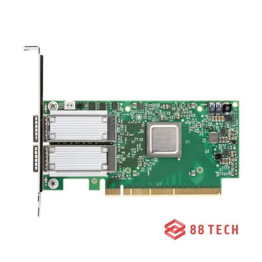 Mellanox MCX456A ConnectX-4 VPI QSFP28 100 Gigabit InfiniBand Network Card 88 TECH CX456A, Dual Port, Ethernet Card, Gigabit Ethernet, MCX456A-ECAT, Mellanox, PCIe, PCIe 3.0, QSFP28